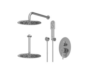 شیر توکار روگن BRASS تیپ سه کروم