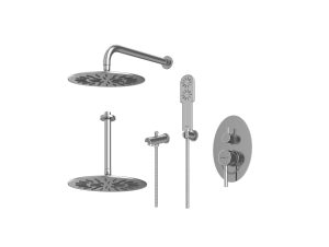 شیر توکار روگن BRASS تیپ چهار کروم