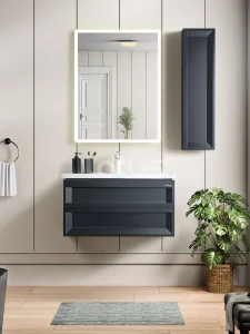 کابینت روشویی حمام لوتوس مدل MANAROLA 800 DUBLE