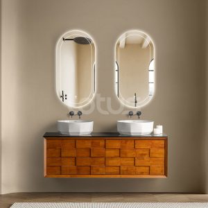 کابینت روشویی حمام لوتوس مدل MATRIX TWINS WALL