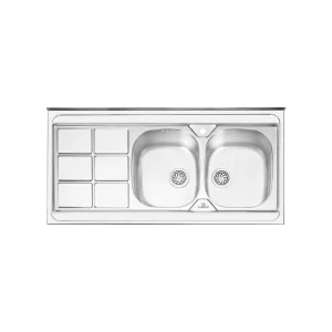 سینک ظرفشویی پرنیان استیل مدل PS 1124