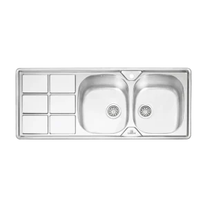 سینک ظرفشویی پرنیان استیل مدل PS 1224