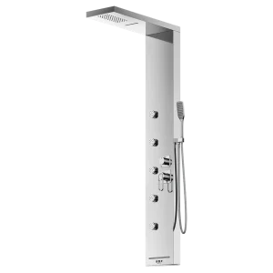 پنل دوش C550W استیل براق