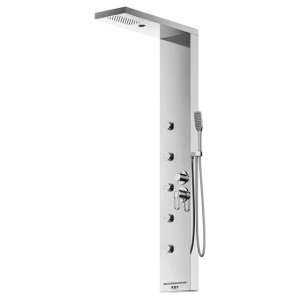 پنل دوش C550A استیل براق