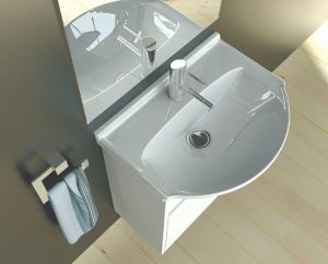 روشویی گلسار مدل تولیپ روکابینتی