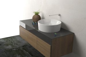 روشویی گلسار مدل دایموند روکابینتی